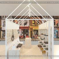 Thiết kế kiot trang sức Chích Chòe